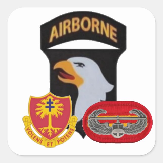 2. BN 320. FELDKÜNSTLER 101. ABN STICKERS (Vorderseite)