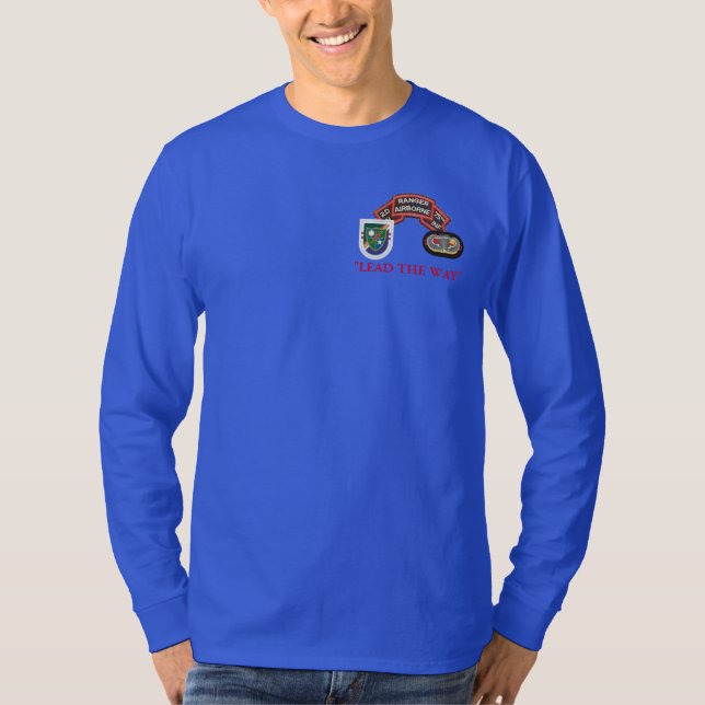 2. BN (RANGER) 75. INFANTRIE T-Shirt (Vorderseite)