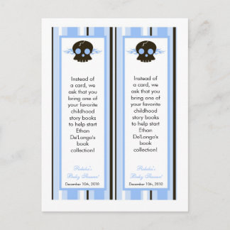 2 Buch Marks Boy Blue Punk Rocker Skull Crossbones Einladungspostkarte