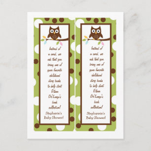 2 Buch Marks Forest Friends Owl Einladungspostkarte