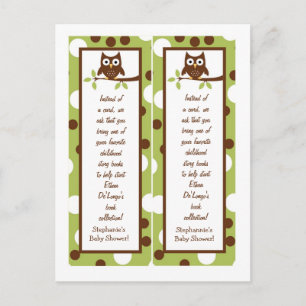 2 Buch Marks Woodland Friends Owl Einladungspostkarte