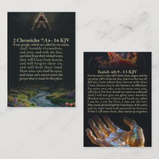2. Chronik 7:14-16 und Jesaja 48:9-13 KJV Karte