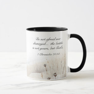 2 Chroniken 20:15 Die Schlacht ist Gottes Bibelver Tasse