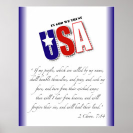 2 Chroniken 7:14 Poster