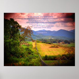 2 Chroniken 7:14 Poster