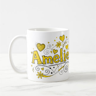 2 Color Amelie 4 - Doodle Kaffeetasse