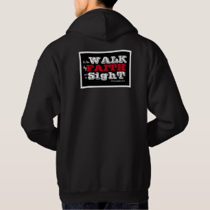 2 Corinth 5:7 zu Fuß durch den Glauben nicht aus Hoodie