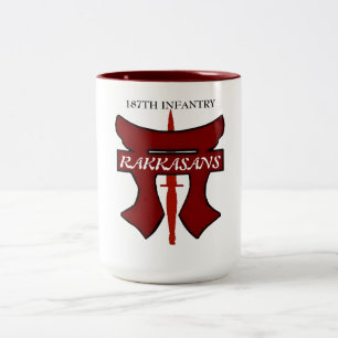 2 Couleurs 187TH TASSE de l'INFANTERIE RAKKASANS