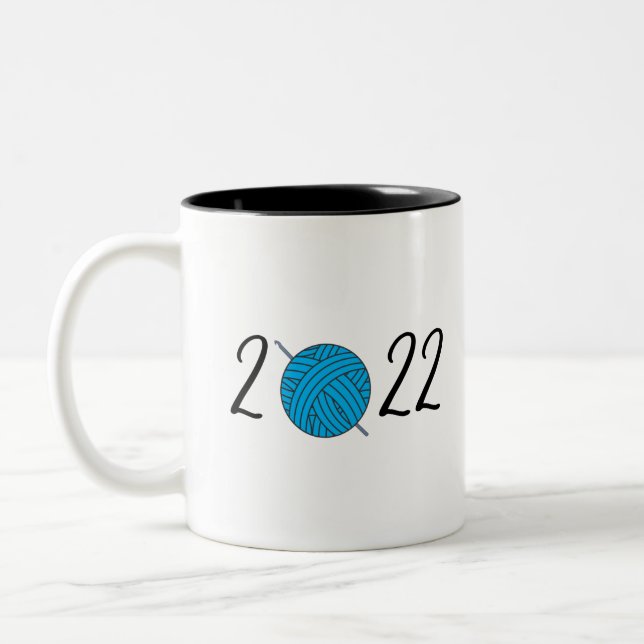 2 Couleurs 2022 fil tasse à café (Gauche)