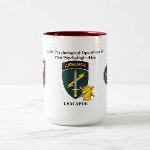 2 Couleurs 344th Tasse de PSYOPS Company