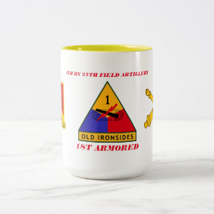 2 Couleurs 4ème 27ème TASSE BLINDÉE d'ARTILLERIE de CAMPAG