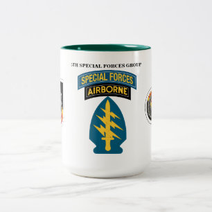 2 Couleurs 5ème TASSE de GROUPE de FORCES SPÉCIALES