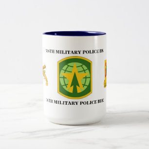 2 Couleurs 716TH TASSE de BATAILLON de POLICE MILITAIRE