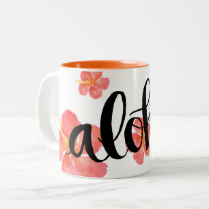 2 Couleurs Aloha tasse de ketmie d'Hawaï