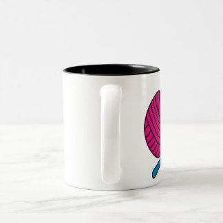 2 Couleurs Amour de fil - tasse de crochet