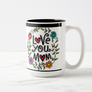 2 Couleurs Amour Maternel - Tasse Spéciale Journée des Mères