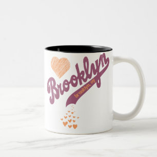 2 Couleurs Amour pour la tasse de Brooklyn