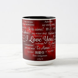 2 Couleurs Amour tasse de café