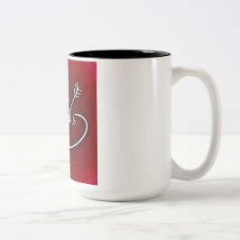 2 Couleurs Amour tasse de café