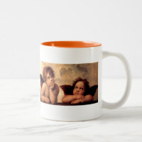ANGES célèbres de Raphael peignant l'image, tasse