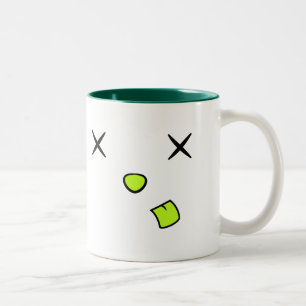 2 Couleurs Au revoir tasse de visage de chiot