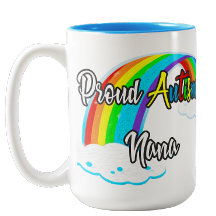 Autisme avec Amour : Tasse à Café Proud Nana