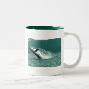 2 Couleurs Baleine de l'Alaska de baie de glacier, tasse