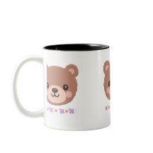 Belle tasse à café en ours