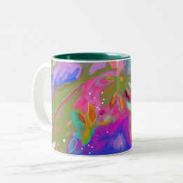 2 Couleurs Belle variation de tasse de jardin
