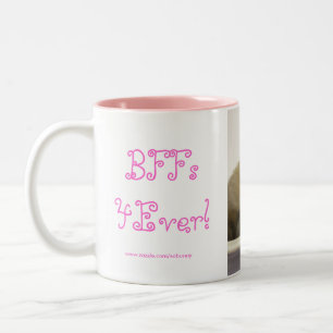 2 Couleurs BFFs4Ever ! Tasse - rose