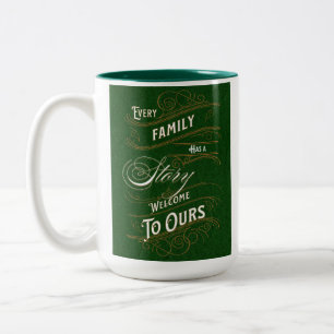 2 Couleurs Bienvenue dans la tasse familiale