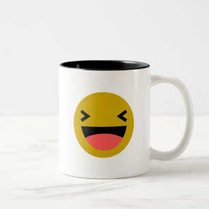 2 Couleurs Bloughing/noir tasse à deux tons de 325 ml