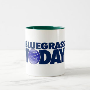 2 Couleurs Bluegrass Today Logo tasse à café
