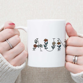 2 Couleurs Boho floral minuscule tasse de café à deux tons