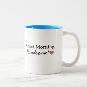 2 Couleurs Bonjour, beau ! Tasse de café