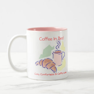 2 Couleurs Café dans la tasse de lit