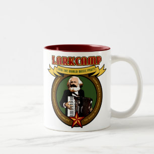 2 Couleurs Camp d'alouette - tasse d'accordéon de partie de