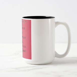 2 Couleurs Ce n'est pas une tasse "Valentimes"