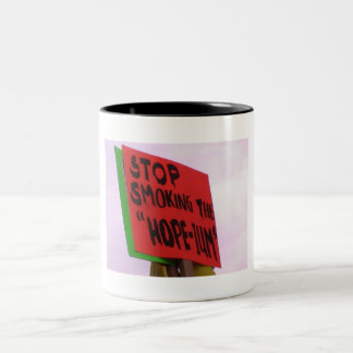 2 Couleurs Cessez de fumer la tasse d'Espoir-ium