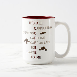 2 Couleurs C'est tout le café à moi tasse