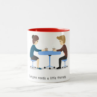 2 Couleurs Chacun a besoin d'une petite thérapie - tasse