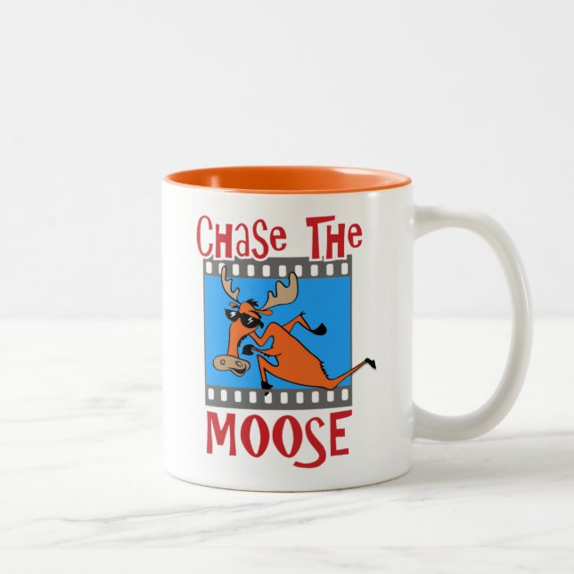 2 Couleurs Chasse orange la tasse d'orignaux (Droit)