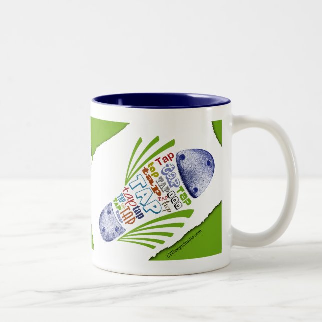 2 Couleurs Chaussure de robinet - tasse (Droit)