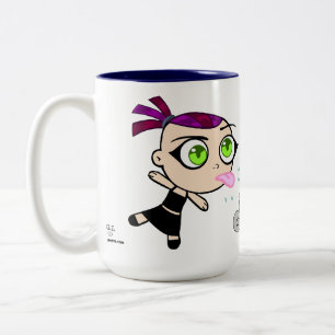 2 Couleurs Chibi mousseux et tasse de Germaine