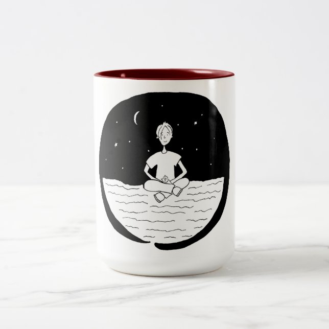 2 Couleurs Chris et oust oust tasse d'Enso (Centre)