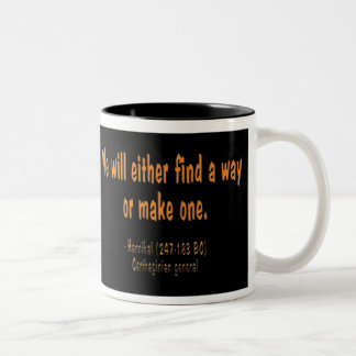 2 Couleurs Citation de Hannibal, tasse de Mike d'équipe