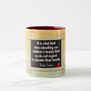 2 Couleurs Citation du Dalaï Lama - Tasse de café