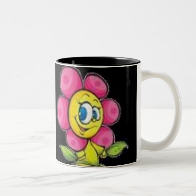 2 Couleurs Conception de fleur de tasse (Droit)