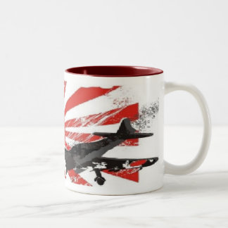 2 Couleurs Coutume japonaise de tasse de Soleil Levant de