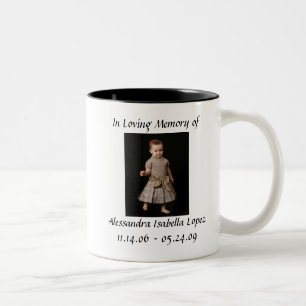 2 Couleurs Dans la tasse affectueuse de mémoire